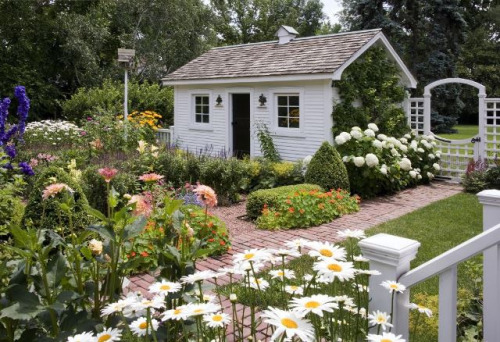 minimalist garden sheds design