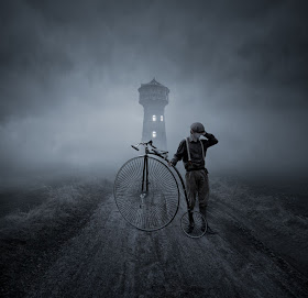 Perdido en el camino con su bicicleta - Lost Road