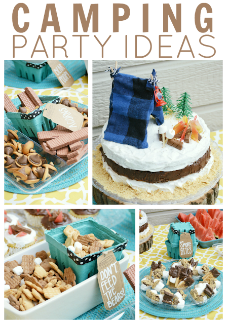 Camping Theme Party Ideas by Orchard Girls Blog