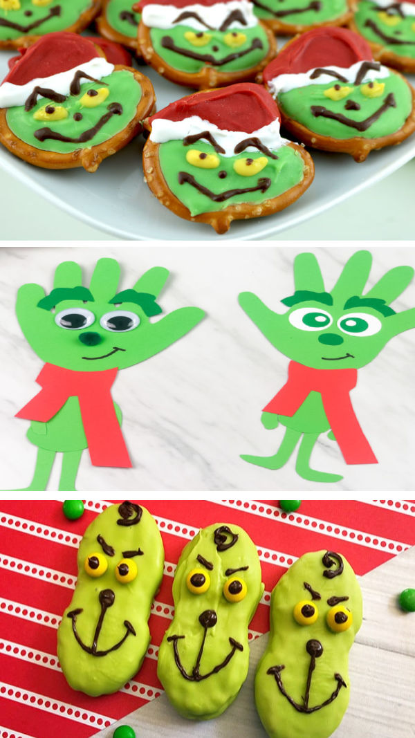 An amazing collection of Grinch crafts and activities for kids.  Make Christmas magical with these fun ideas! #grinch #grinchcrafts #grinchcraftspreschool #grinchactivitiesforkids #grinchmovie #grinchpartyideas #christmascraftsforkids #growingajeweledrose #activitiesforkids