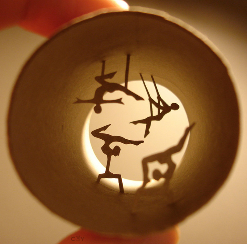 Incredible Toilet Paper Roll Sculptures  by Anastassia 