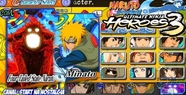 Naruto Shippuden Ultimate Ninja Heroes 3 Download PPSSPP ISO Android
