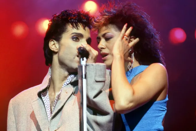 Photograph of Prince and Sheila E. taken by Ross Marino, courtesy of Getty Images