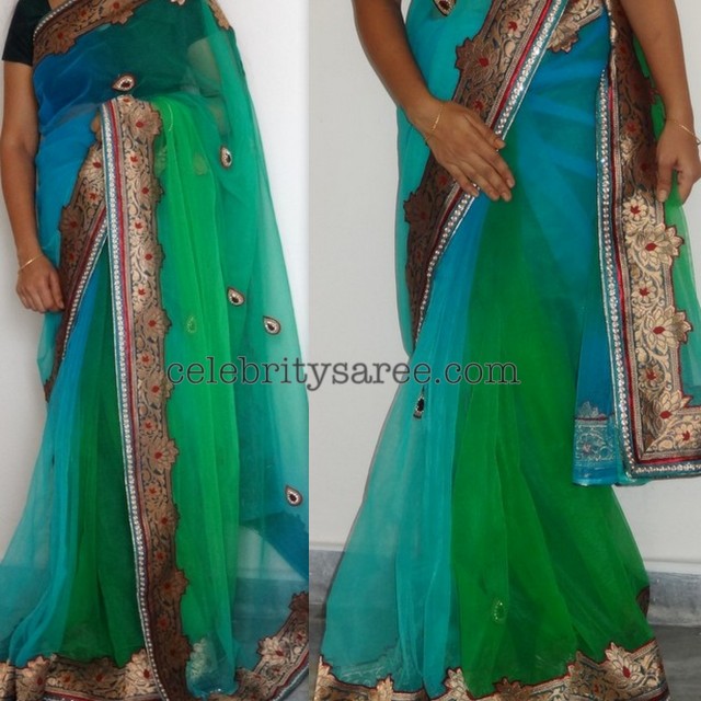 Cardian Work Net Sarees