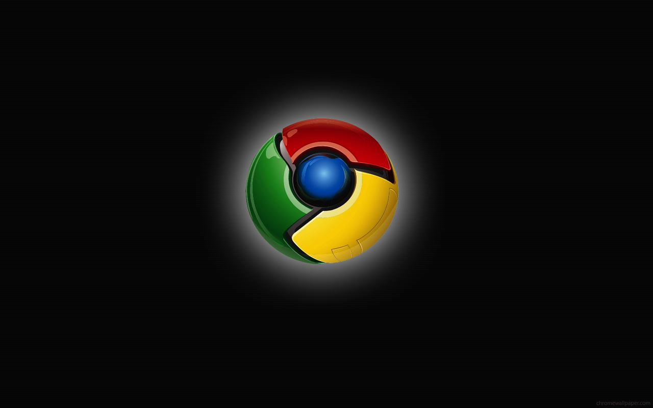 Google Chrome Logo Black