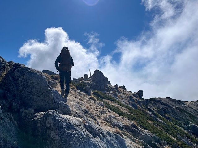 空木岳の山頂