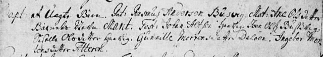 Marit Rasmusdatter dåp 1736