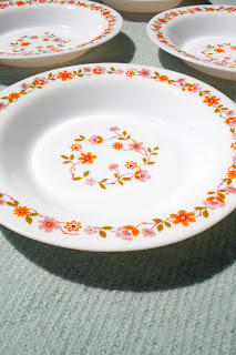 6 assiettes creuses vintage - Modèle Scania