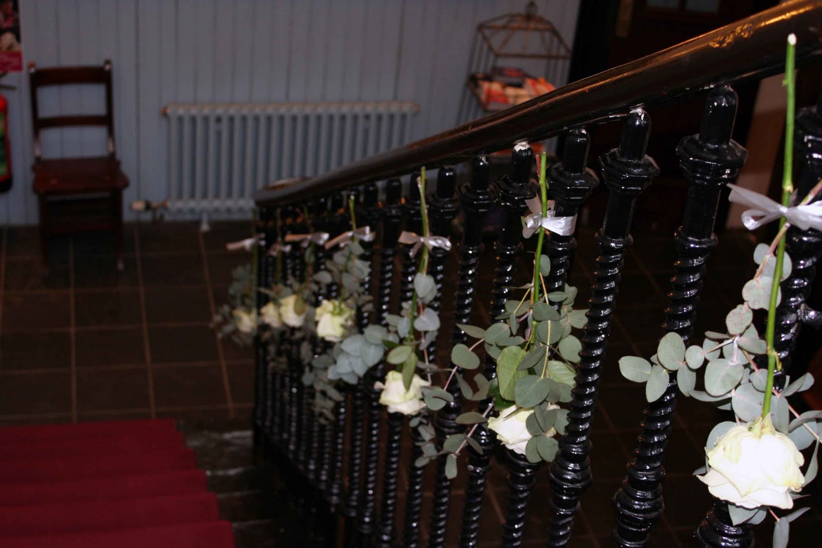 Wedding Staircase Decorations