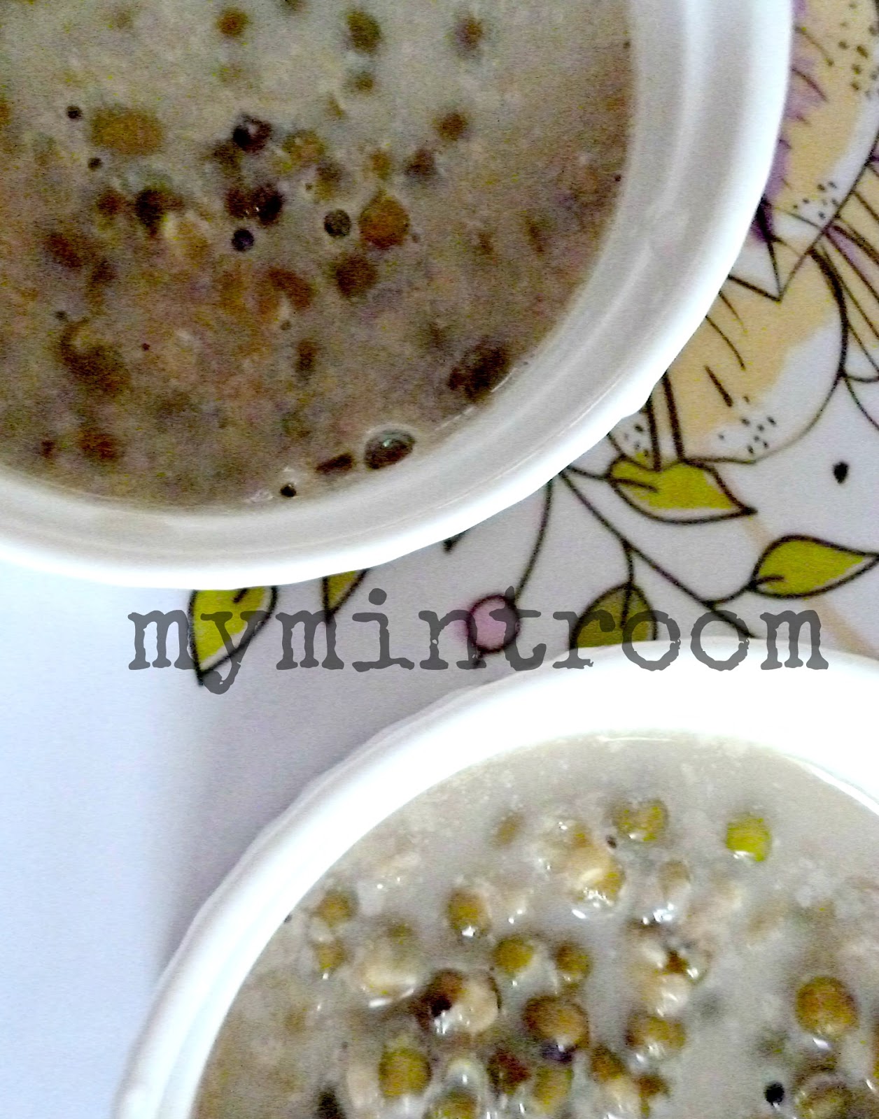 My mintroom: Bubur Kacang Hijau dan Ucapan Selamat Tinggal