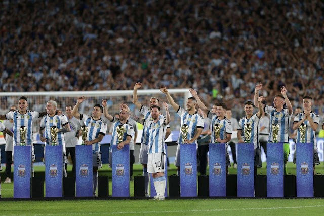 Argentina  Victory celebration