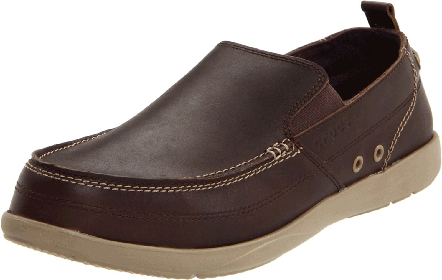  leather  shoes for mens crocs  Men  sHarborline Boat Shoe