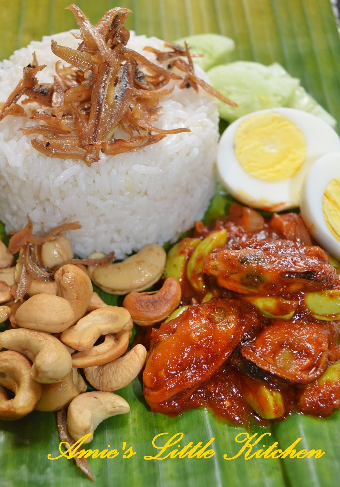 Amie S Little Kitchen Nasi Lemak Sambal Kupang
