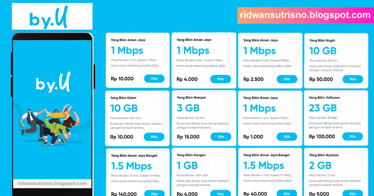 Paket By U Telkomsel Paket Unlimited Kuota Dan Topping Ide Inspirasi