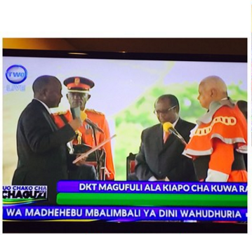 BREAKING NEWS :SHUHUDIA  PICHA ZA DK MAGUFULI AKILA KIAPO LIVE