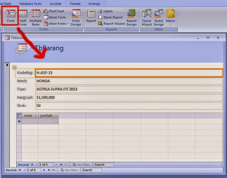 Cara Membuat Form Dalam 5 Menit Di Ms Access - Belajar 