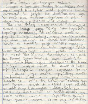 BLOG BAHASA CIKGU RUZILA CONTOH KARANGAN YANG MELUCUKAN