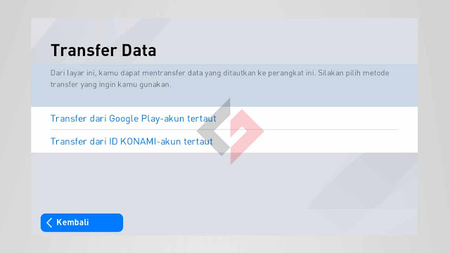 Cara login akun PES 2020 Mobile Lama di HP android baru