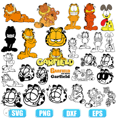 garfield svg free