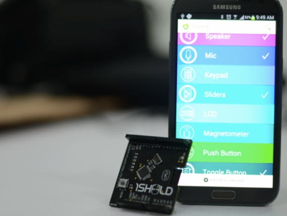 1Sheeld Uses Your SmartPhone as an Arduino Accessory