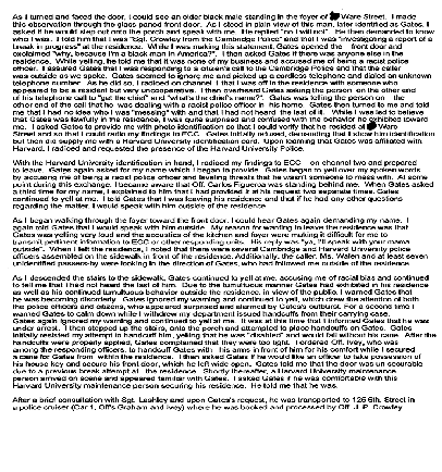 Gates Arrest Report 2