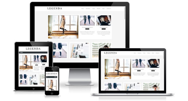 Legenda Blogger Template