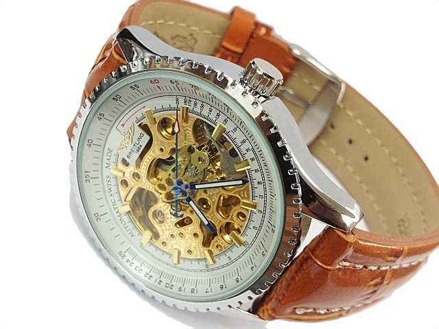 Breitling Onward Skeleton Leather - style watch