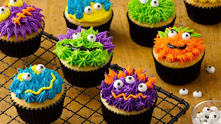 Halloween, Cup Cakes, Noche de Brujas