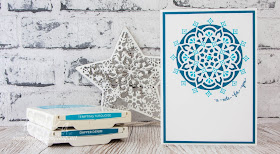 Beautiful Blues Eastern Palace Note Card.  Buy the Stampin' Up! UK Supplies you need to make this here