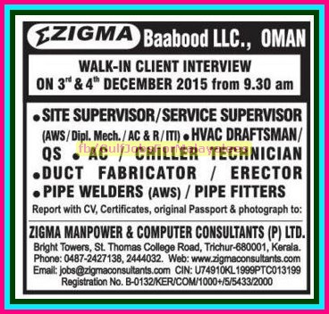 ZIGMA Baabood LLC Oman Job Vacancies 
