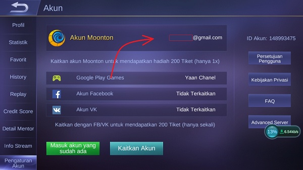 Cara Membuat Akun Moonton dan Menautkan di Mobile Legends