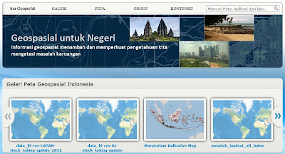 Ina Geoportal, Informasi Geospasial untuk Indonesia