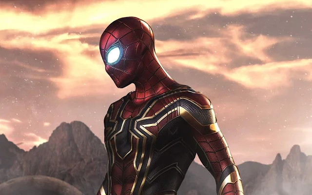 Papel de parede grátis Armadura Spider-Man Iron Spider para PC, Notebook, iPhone, Android e Tablet.