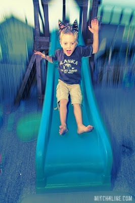 Slide! L: Ruby's House D: Aug 20, 2009 Copyright 2009 Mitch Kline, mitchkline.com