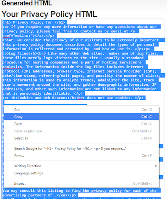 Cara Mudah Membuat Privacy Policy untuk Mendaftar Google Adsense 