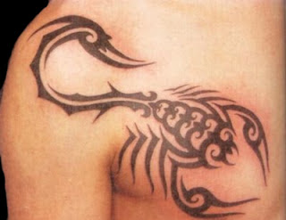 Scorpion Tribal Tattoos Designs