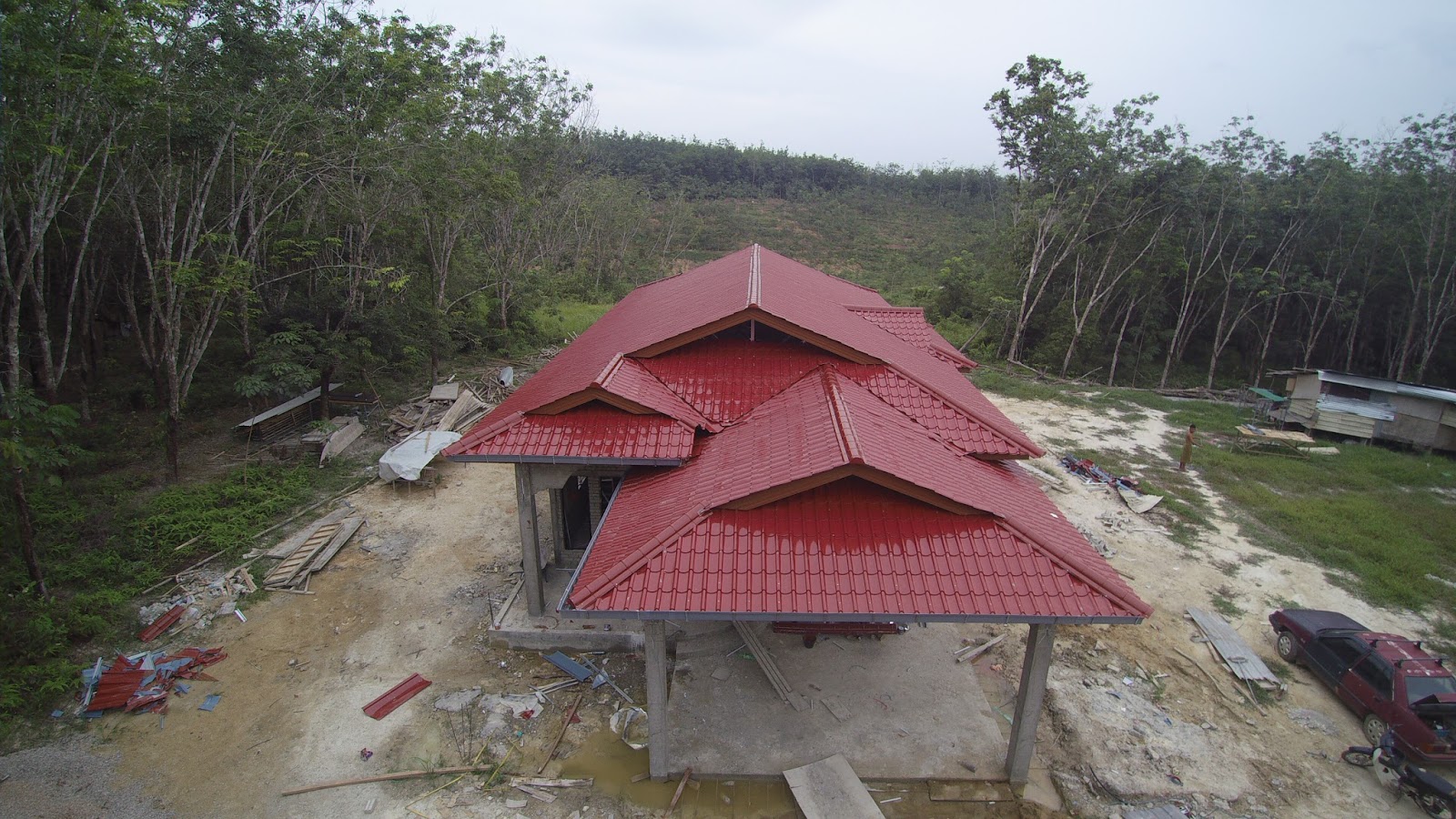 Renovation dan Ubahsuai Rumah  Kekuda Besi Rangka Atap 