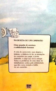 Na boléia de um caminhão | Giselda Laporta Nicolelis | Editora: Moderna | Coleção: Veredas | 1989 - 1991 | Contracapa |