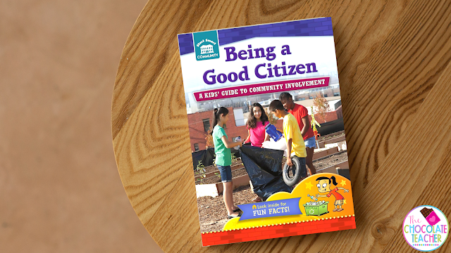 Being a Good Citizen: A Kid's Guide to Community Involvement is a great book to include in your classroom library as you are teaching citizenship to your students.