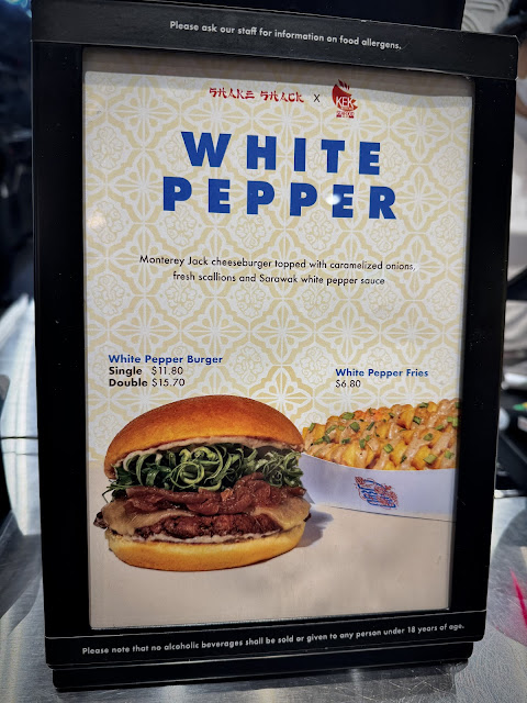 Shake Shack, white pepper burger