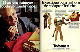 propaganda Terbrim - 1976. moda anos 70; propaganda anos 70; história da década de 70; reclames anos 70; brazil in the 70s; Oswaldo Hernandez 