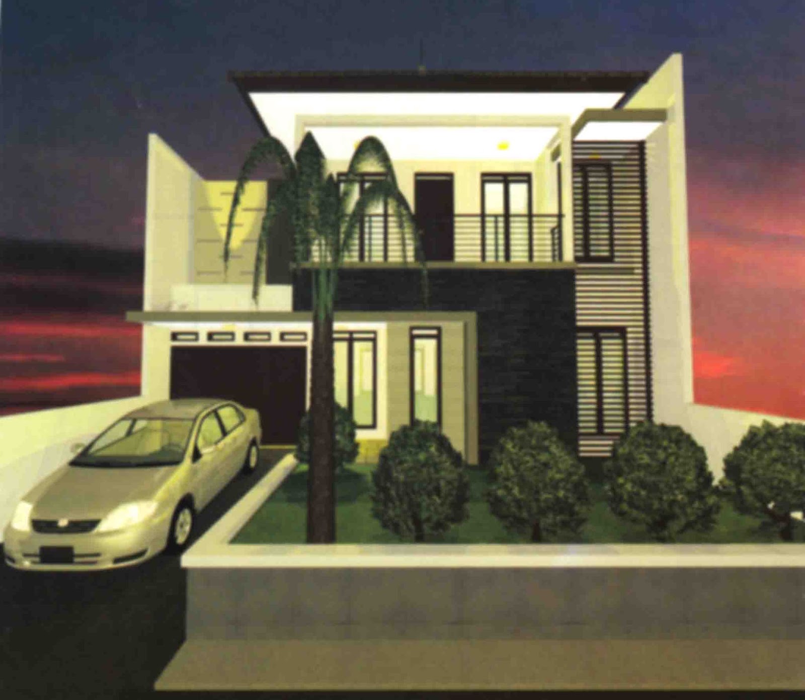 Desain Rumah Tingkat Minimalis Elegan Serta Nyaman Sebagai Hunian