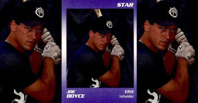 Joe Boyce 1990 Erie Sailors card