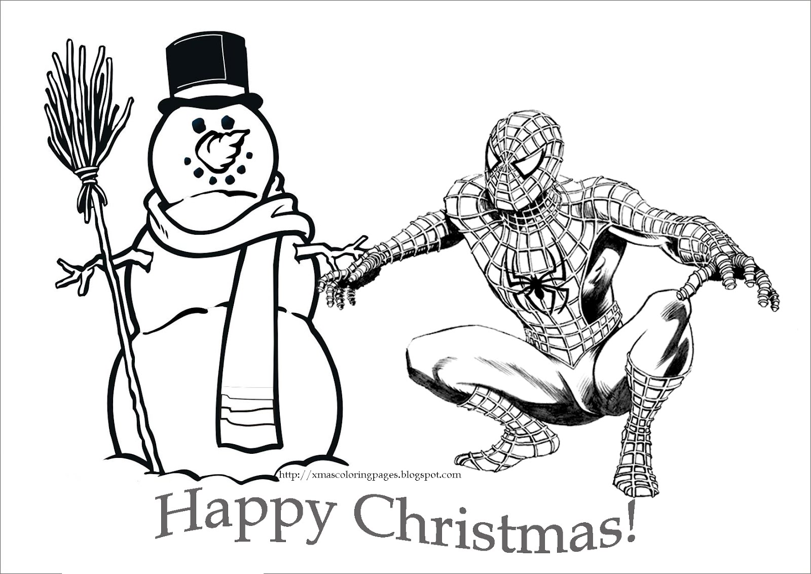 Free Printable Christmas Coloring Pages For Kids