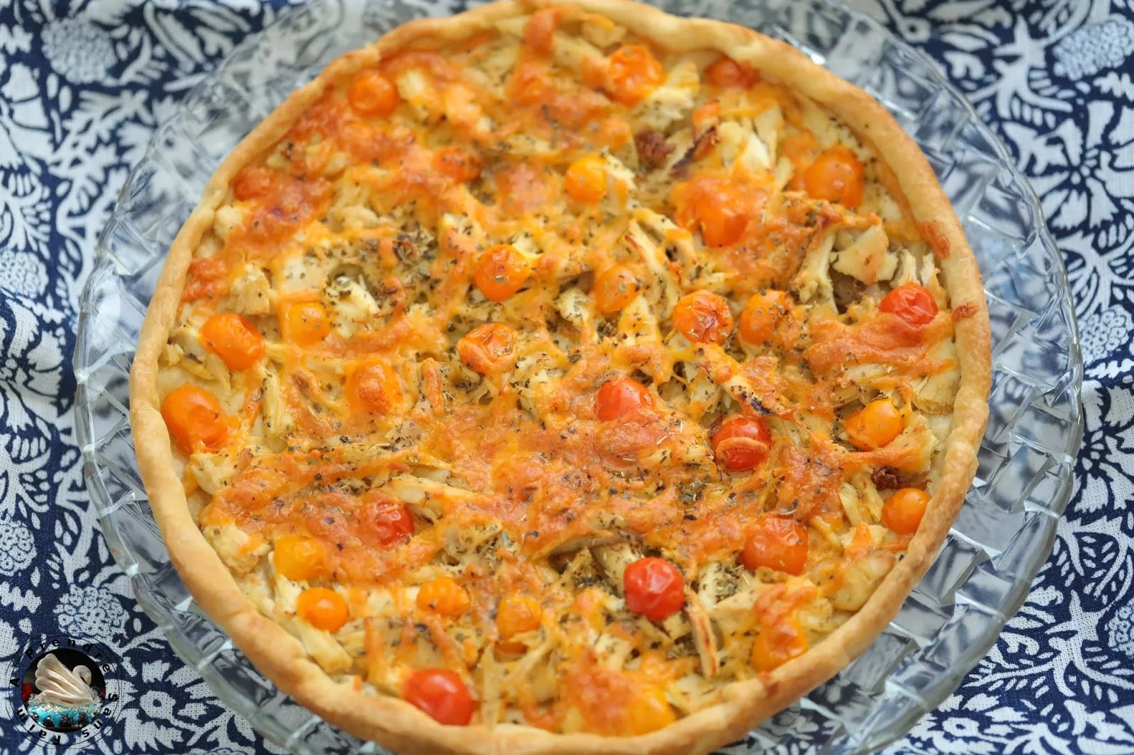 Tarte poulet tomates