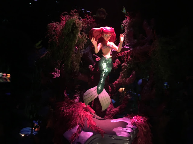 Ariel Mermaid Animatronic Under The Sea Scene Ride Disney California Adventure