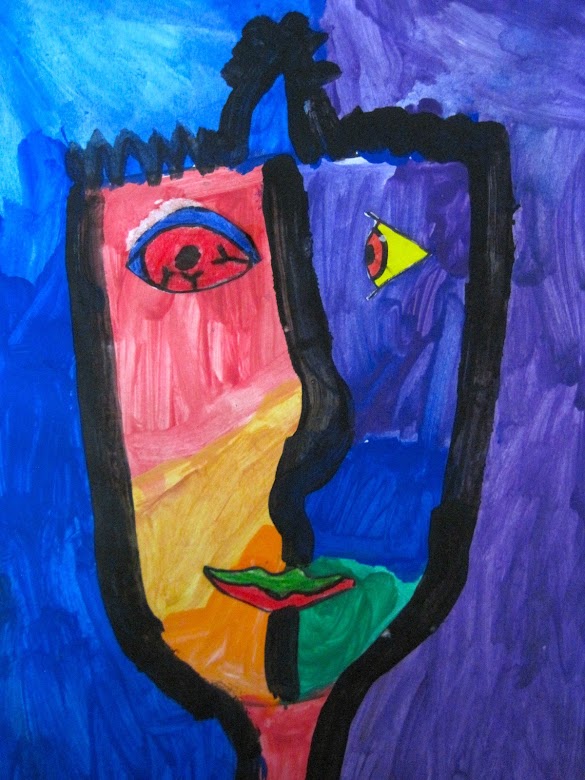 Picasso Faces - Picasso-like Face-Intermediate Art | The Artist Experience / While picasso's style continued to evolve further, our project for today is to create a cubist inspired portrait.