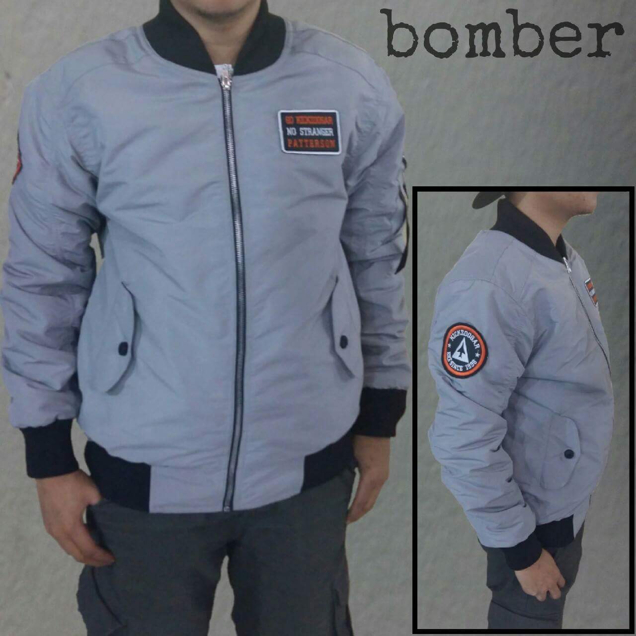 Jaket Bomber Simple || 2017