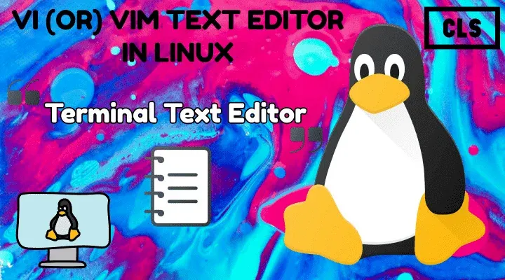 vi (or) vim command in linux