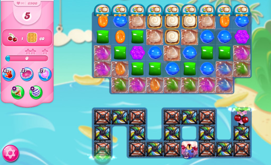 Candy Crush Saga level 6900